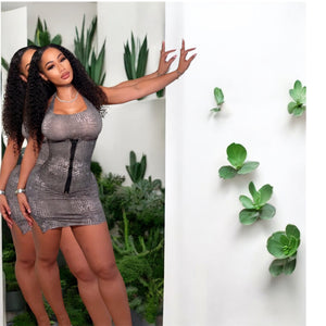 Snake dress with shaper Combo